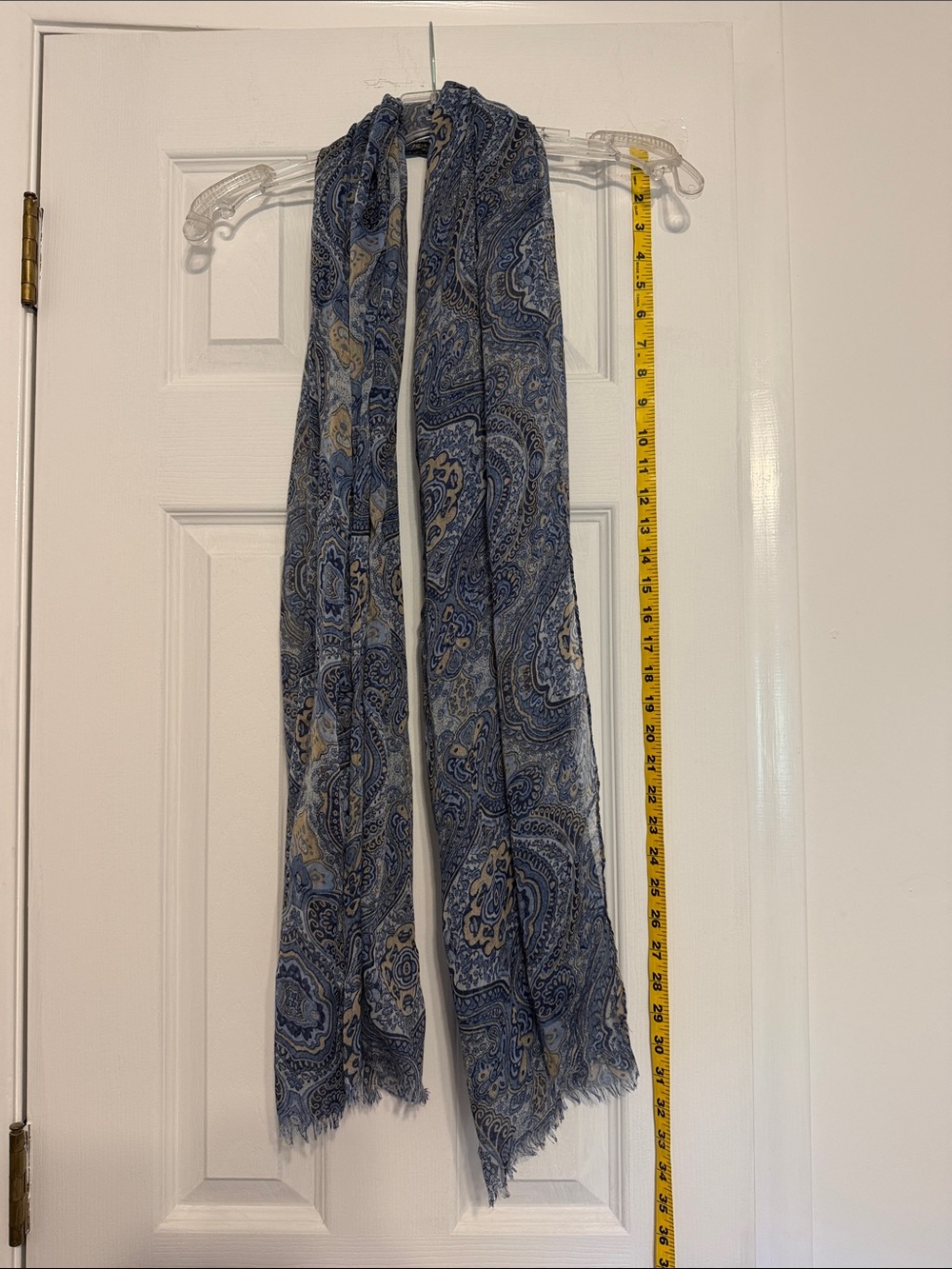 Blue Paisley Women's Jeans Scarf